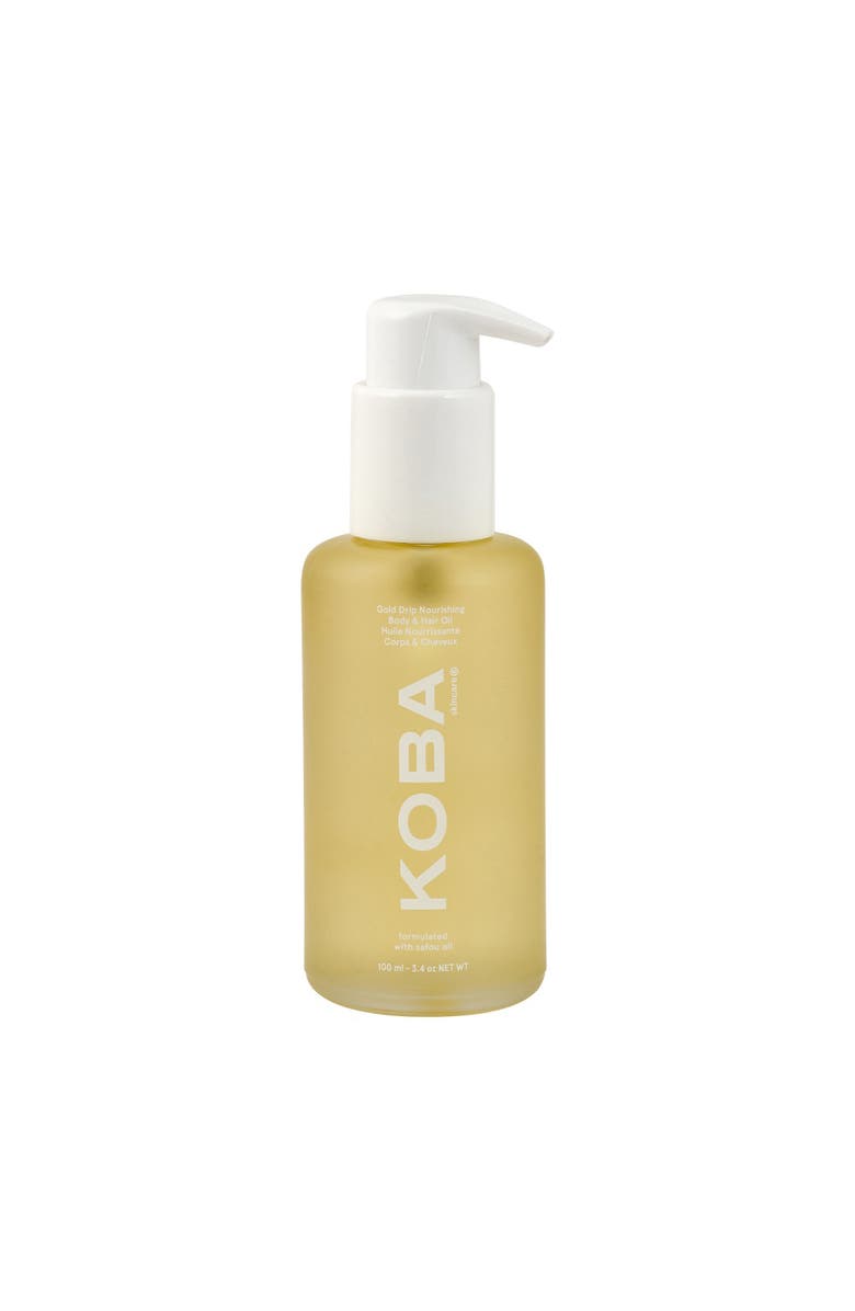 KOBA skincare Gold Drip Nourishing Body and Hair Oil 3.4oz, Alternate, color, NO COLOR