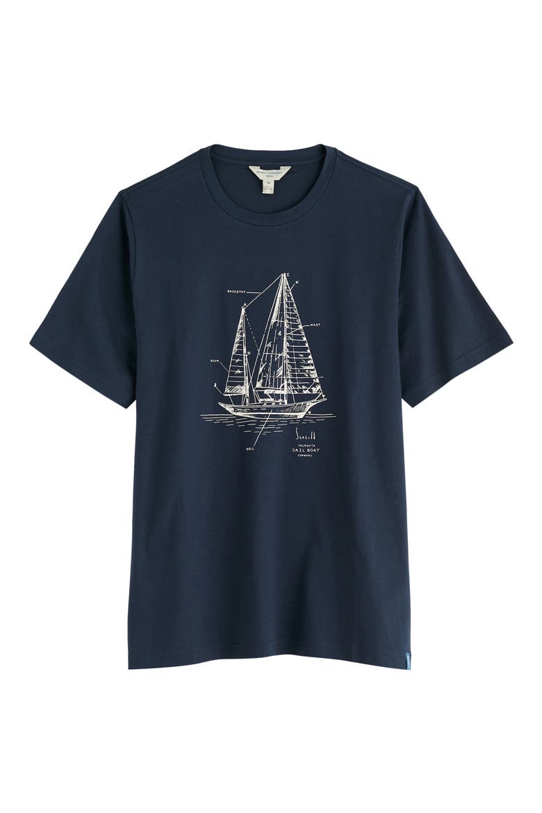 Midwatch Graphic T-shirt, Alternate, color, BOAT SKETCH MARITIME
