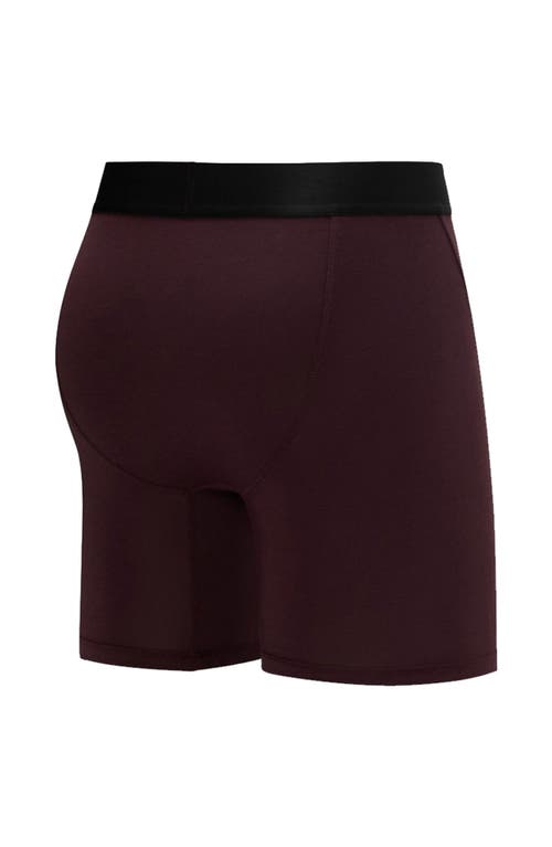 Fabletics The 24-7 Boxer Brief In Burgundy