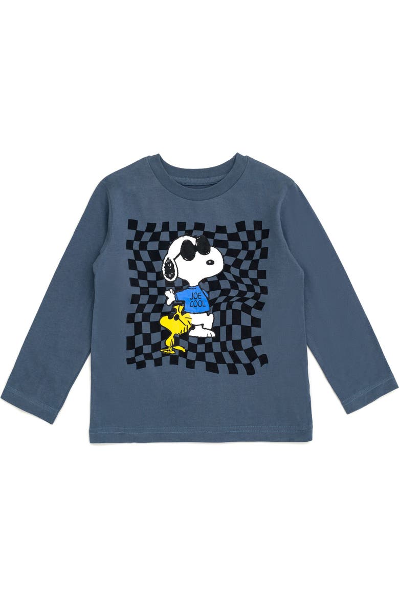 2-Pack Long Sleeve Tees, Alternate, color, Snoopy Blue Grey