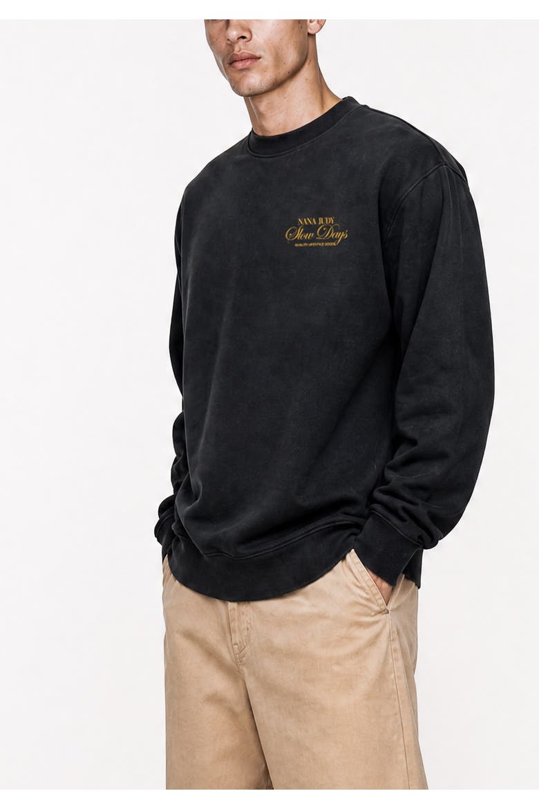 Manoir Sweater, Alternate, color, enzyme black