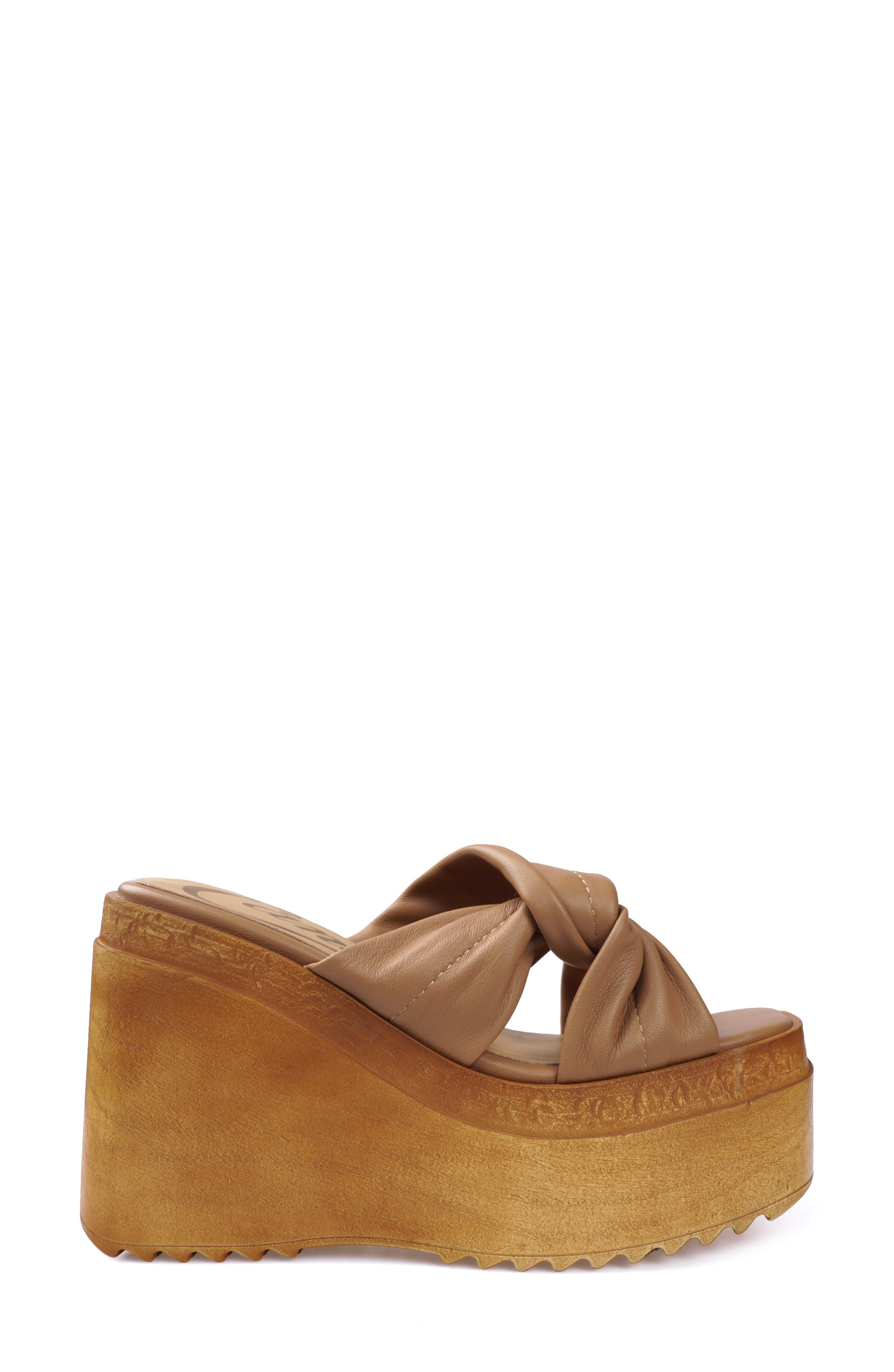 Kornelia Platform Wedge Slide Sandal, Alternate, color, NATLT