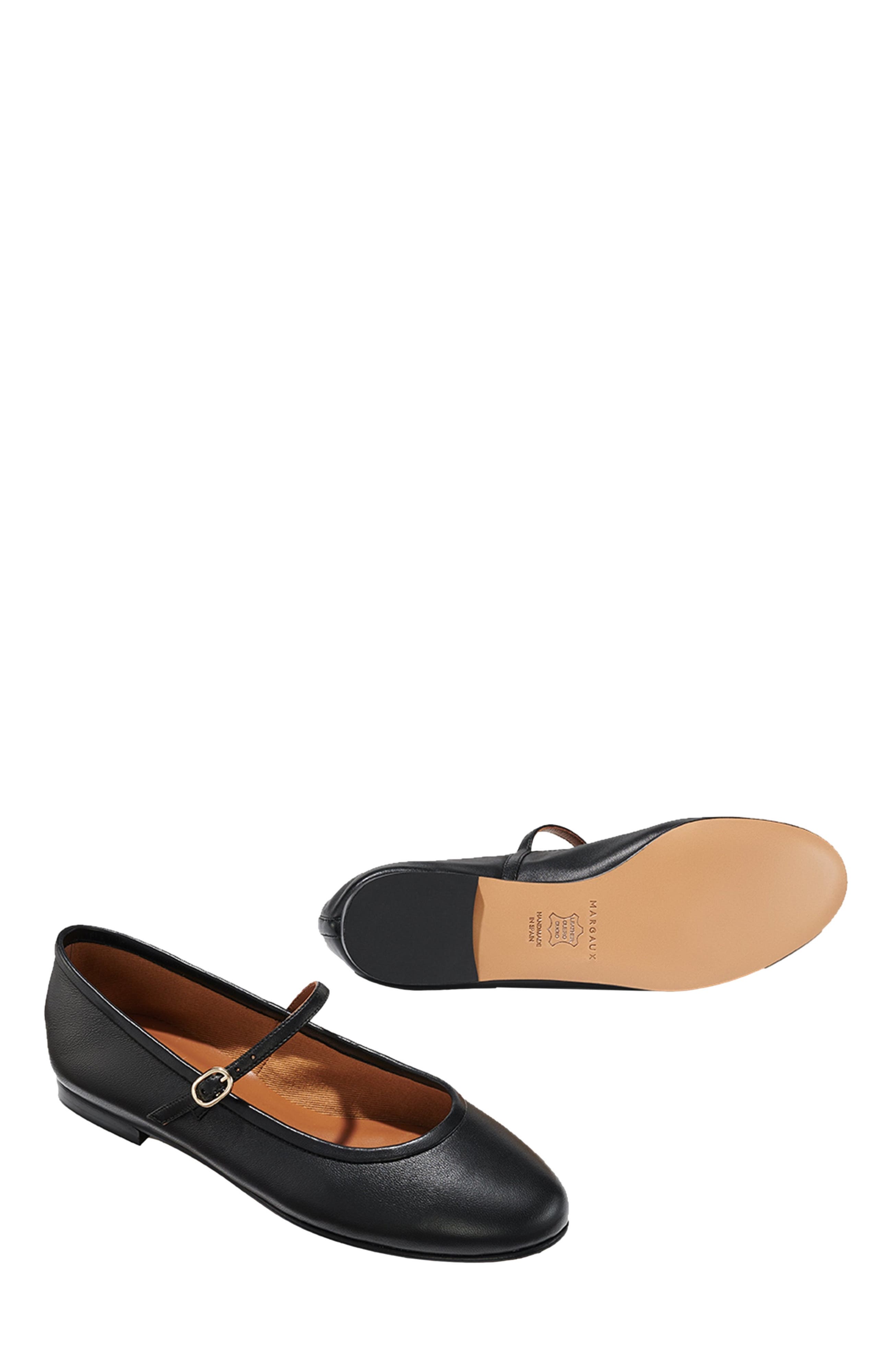 The Demi Jane Flat, Alternate, color, Black Nappa