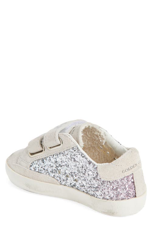 Golden Goose Kids' Old School Glitter Low Top Sneaker In Multi