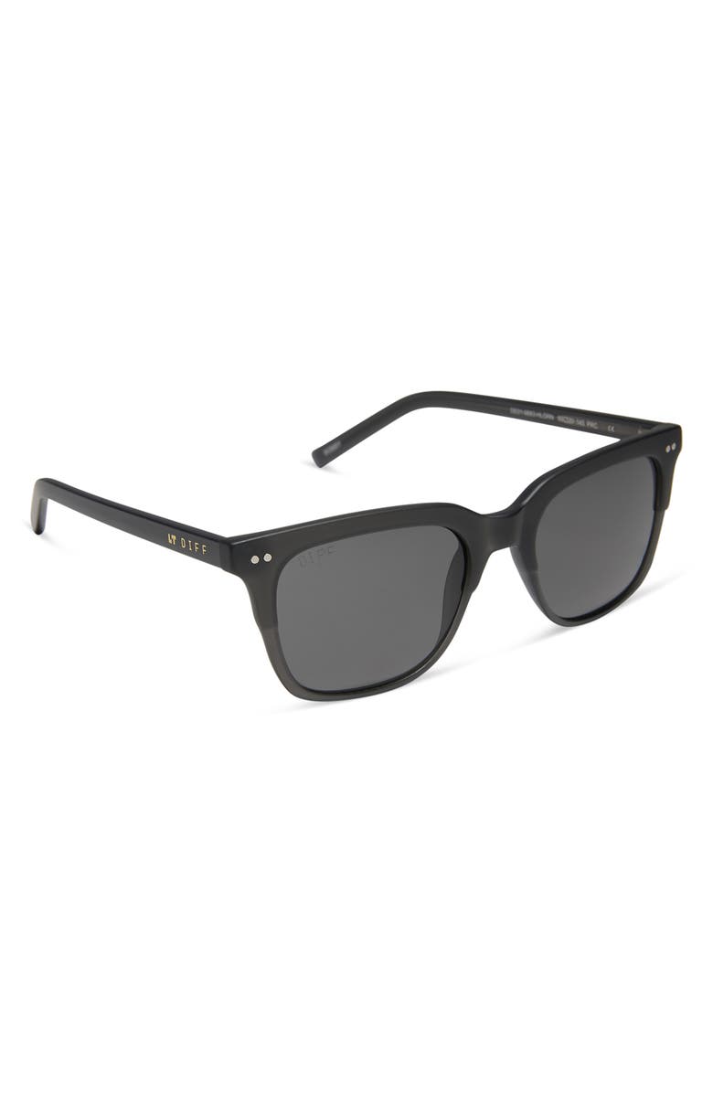DIFF 53mm Bobby Square Sunglasses, Alternate, color, Charcoal Grey