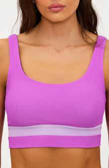 Beach Riot Mackenzine Colorblock Bikini Top