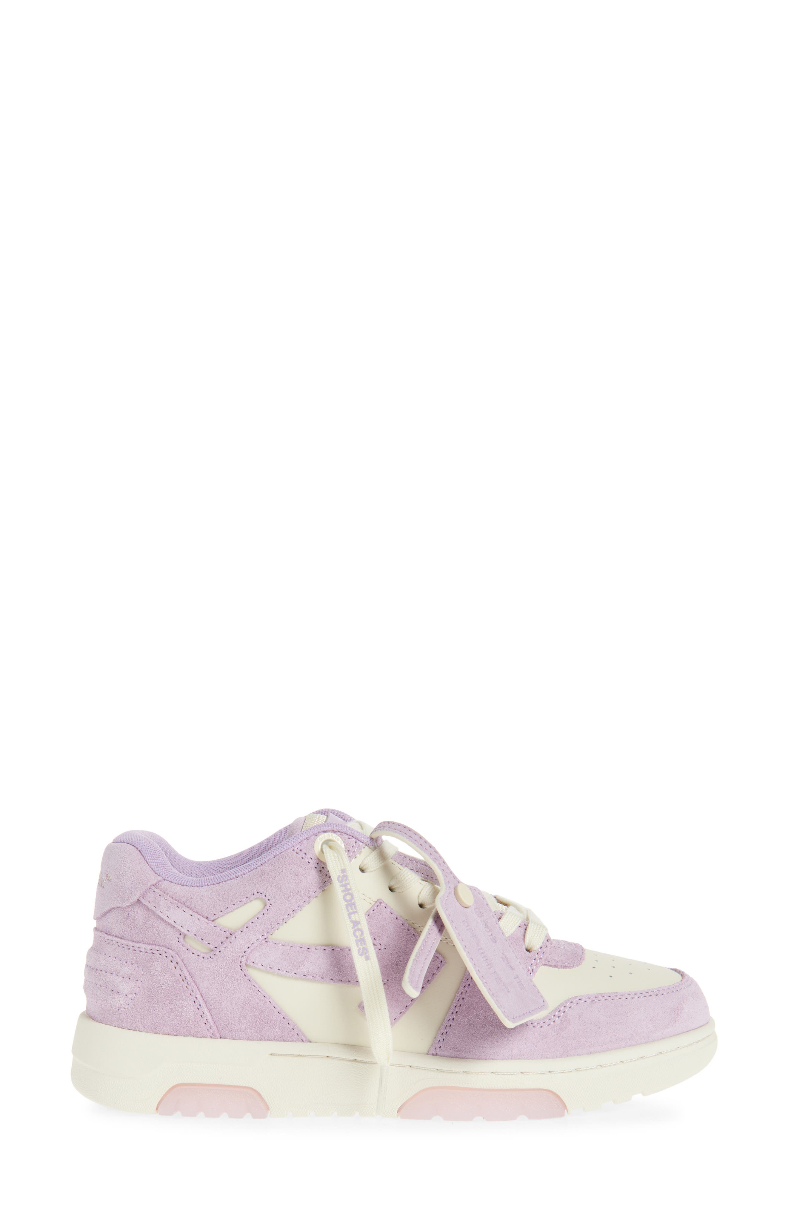 Off-White Out of Office Sneaker, Alternate, color, Lavander - Ivory