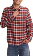 Lucky Brand Cloud Soft Plaid Flannel Button-Up Shirt