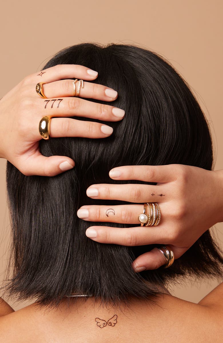 INKED by Dani She's All That Temporary Tattoos, Alternate, color, Black