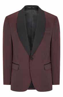Swiss Dot Embroidered Tuxedo Jacket