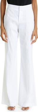 Alice + Olivia Dylan Wide Leg Linen Blend Pants