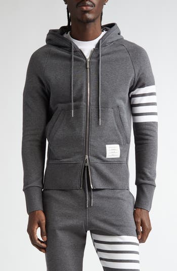 THOM BROWNE 4 bars zip up hoodie 送料関税込み Thom Browne Classic 4-Bar Zip Cotton Hoodie | Nordstrom