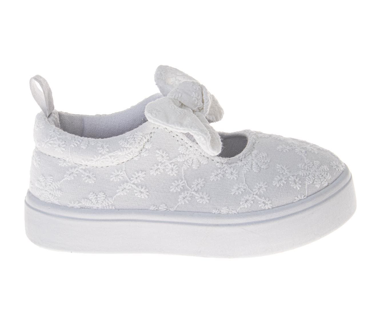 Laura Ashley Girls' MJ Style Sneakers., Alternate, color, White