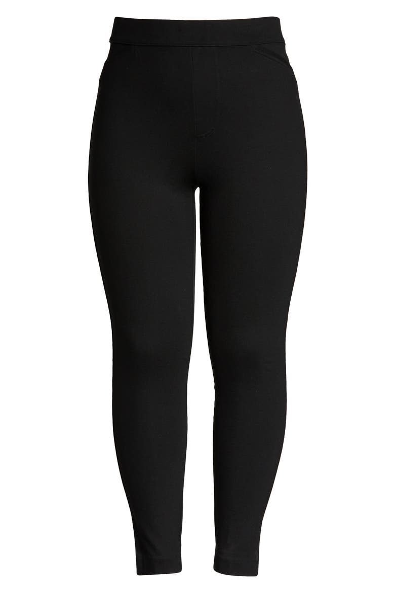 Sculpt Her Pull-On Leggings, Alternate, color, BLACK