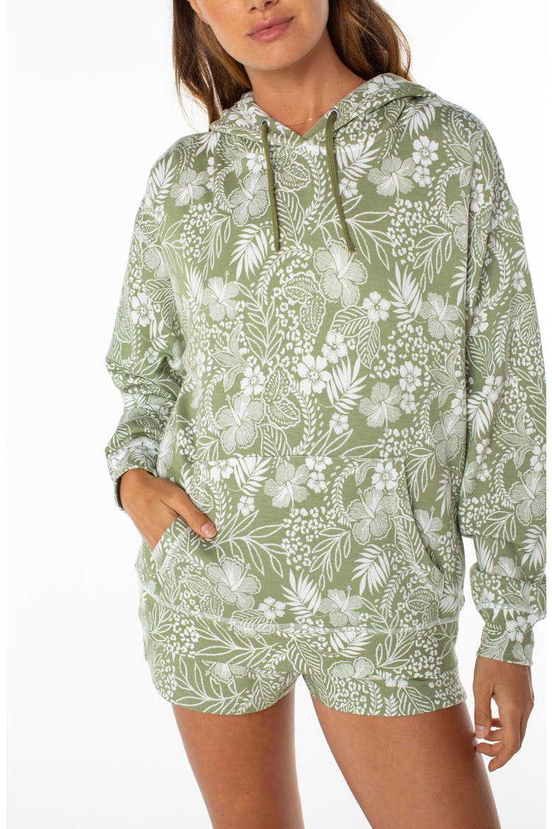 Surfing by Monlight Hoodie, Alternate, color, SAGE