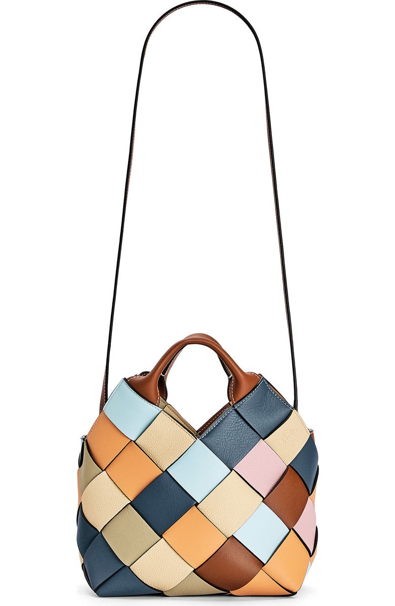 Loewe Small Surplus Basket Woven Leather Bag, Main, color,