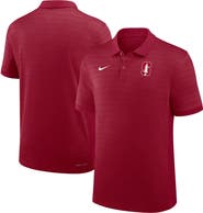 Nike Men's Nike Cardinal Stanford Cardinal 2025 Early Season Coaches Sideline Victory Stripe Performance Polo