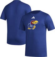 adidas Men's adidas Royal Kansas Jayhawks Primary Locker Logo Pre-Game AEROREADY T-Shirt