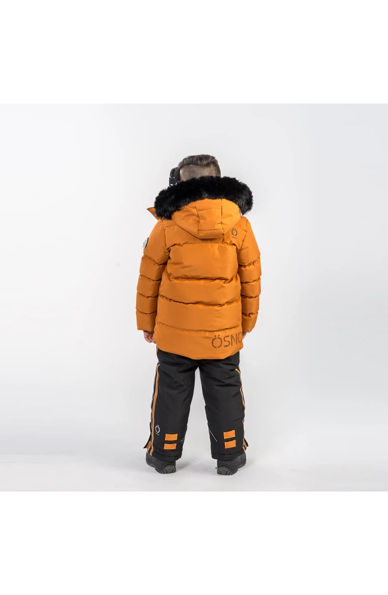 ÖSNO Luca Luxury  Snowsuit With Sleek Design, Alternate, color, Pastel Yellow