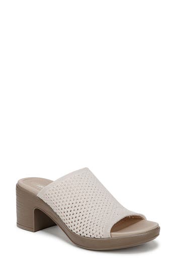 Bzees Ella Block Heel Sandal In Eggnog