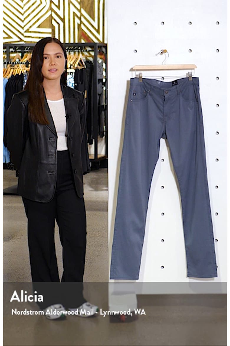 Tellis Slim Fit Twill Pants video