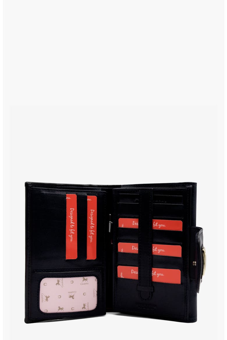 Unique Wallet 205, Alternate, color, Navy / Beige / Red