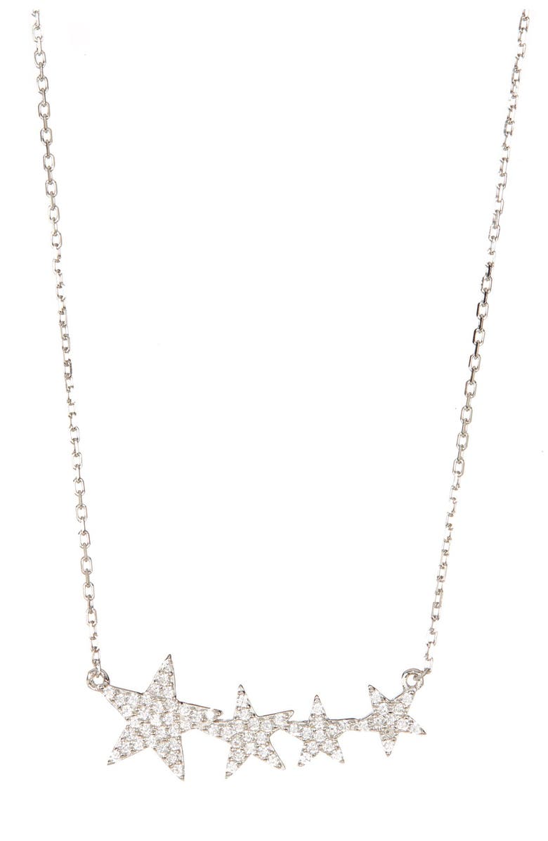 Adornia Shooting Star Necklace, Main, color, 