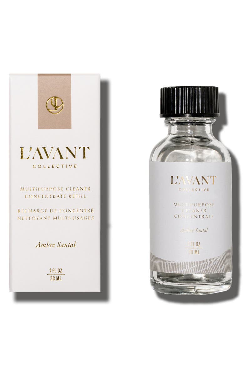 L'AVANT Collective Ambre Santal Multipurpose Cleaner Refill, Main, color, Beige
