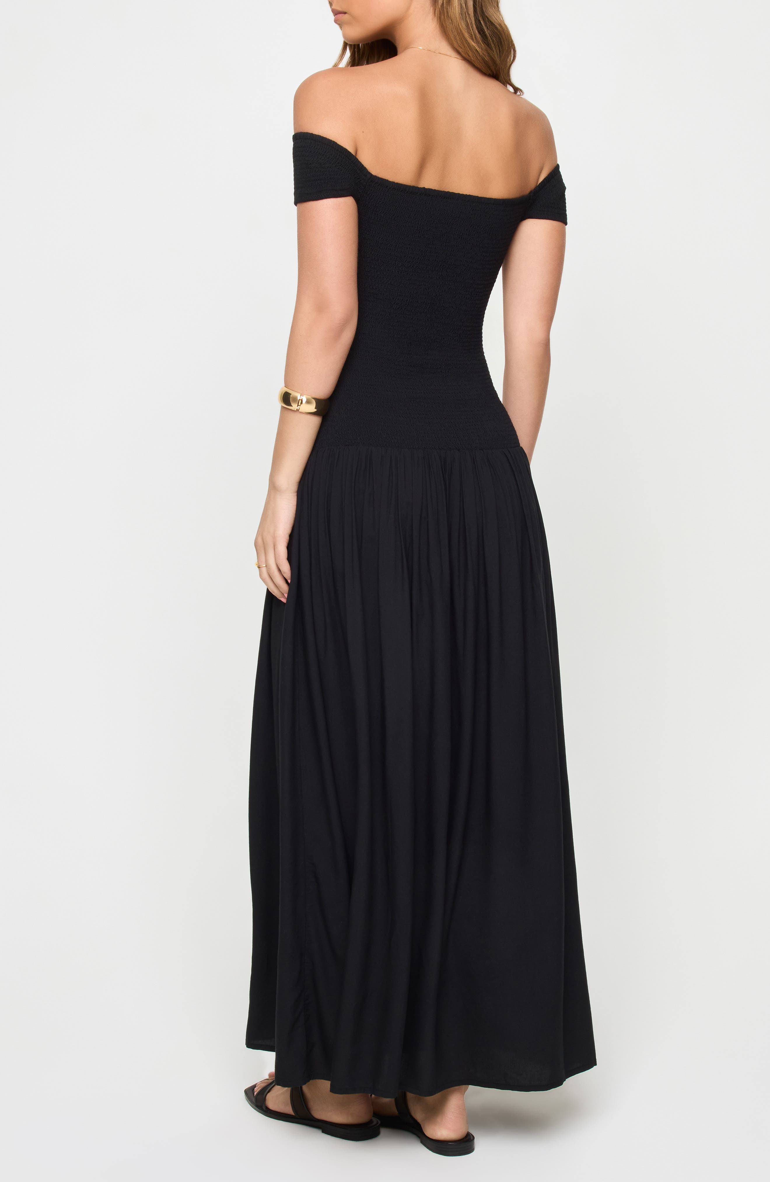 Going Steady Off the Shoulder Cover-Up Dress - image 2