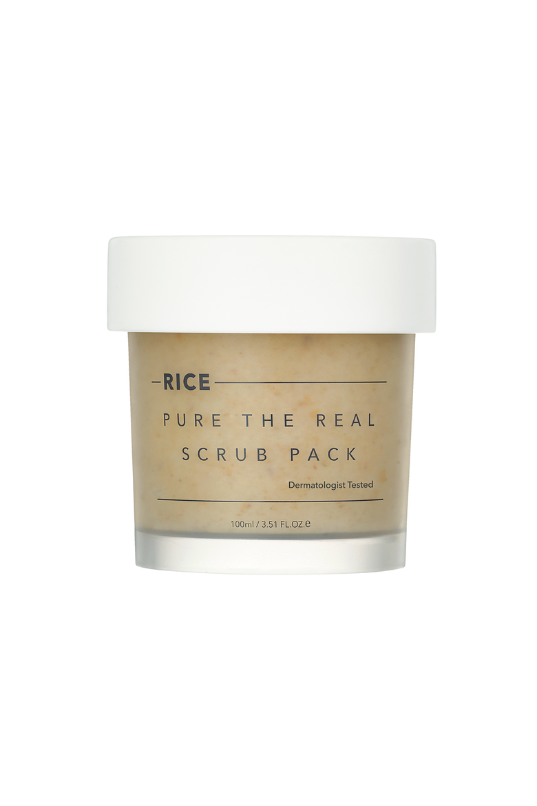 Rice Pure The Real Scrub Pack, Main, color, White