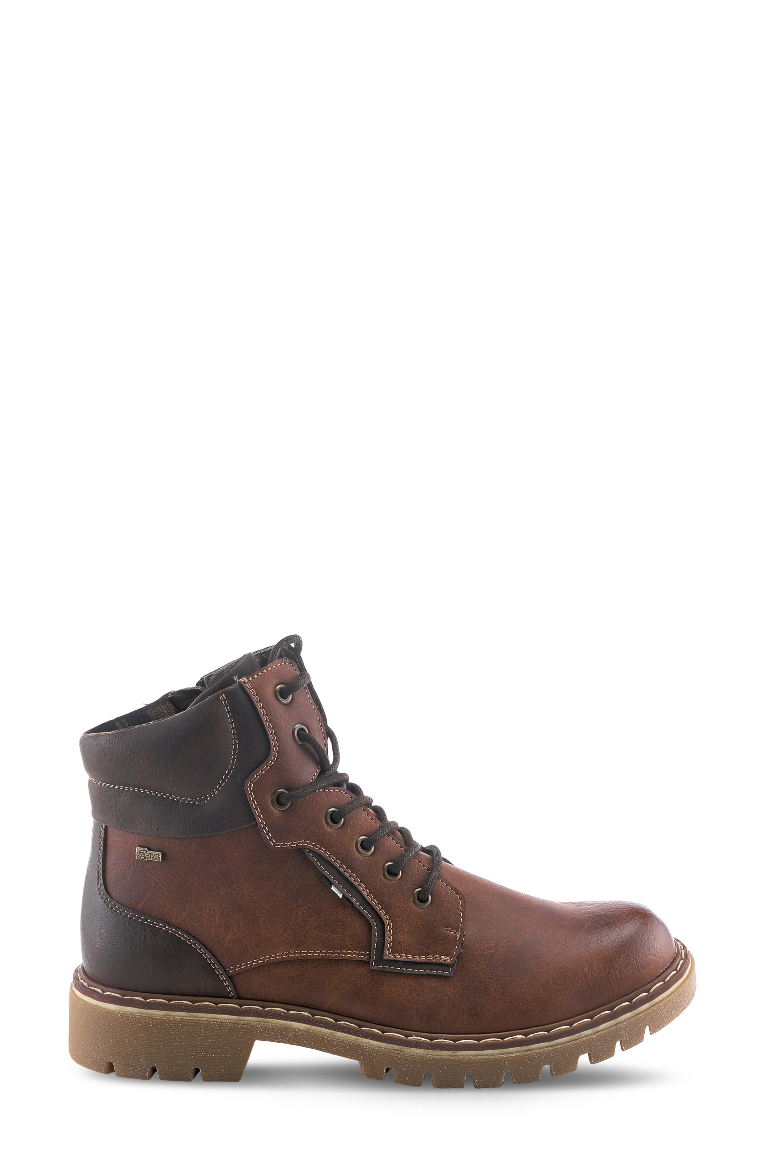 Spring Step Oliver Plain Toe Boot, Alternate, color, Brown