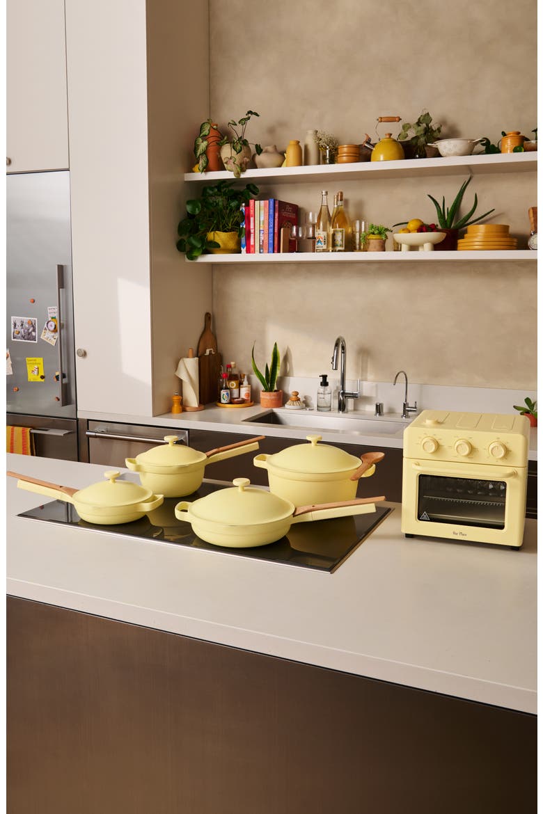 x Molly Baz 4-Piece Cookware Set, Alternate, color, BUTTER YELLOW