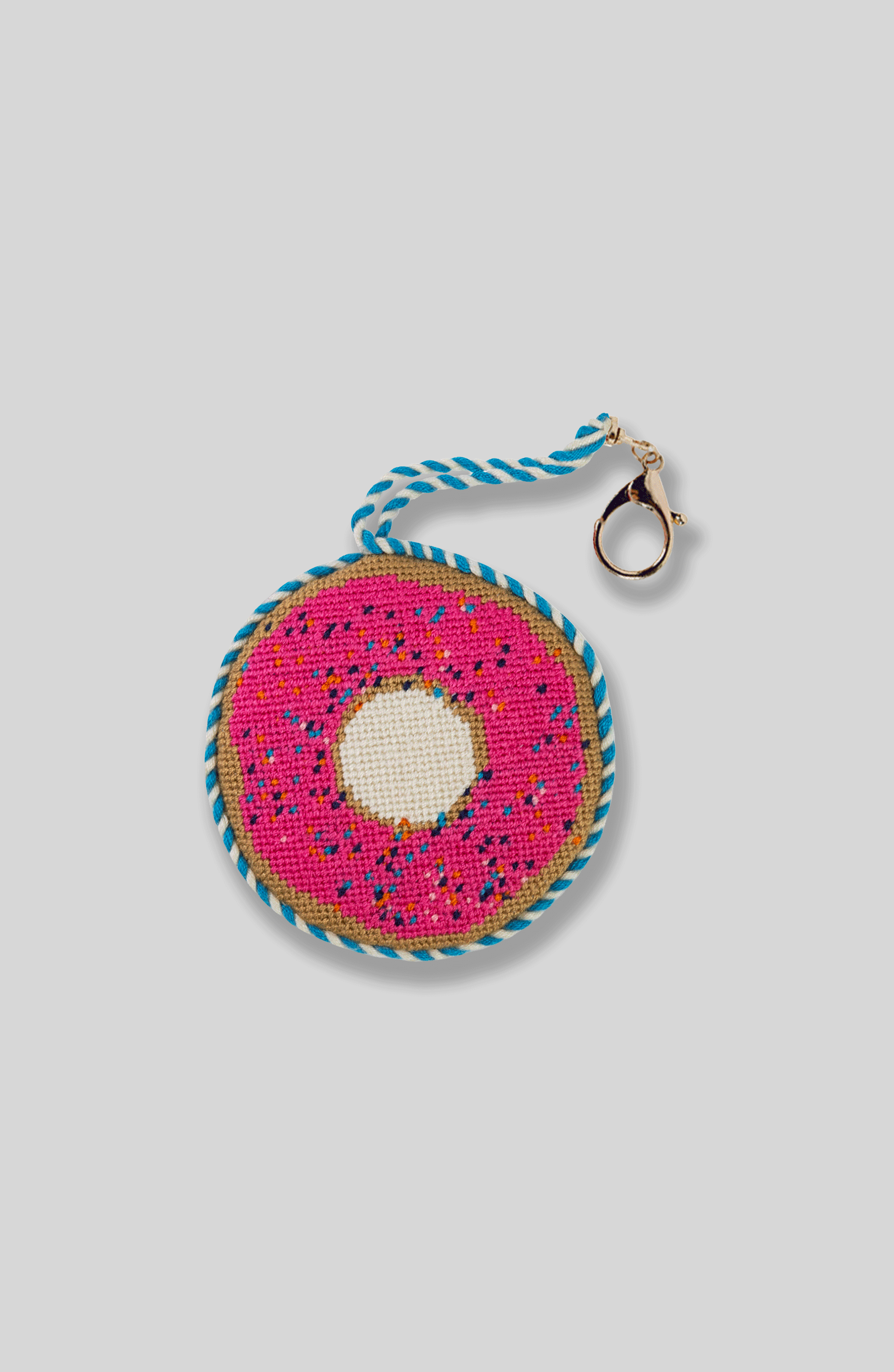 Furbish Donut - Bag Charm, Main, color, Pink