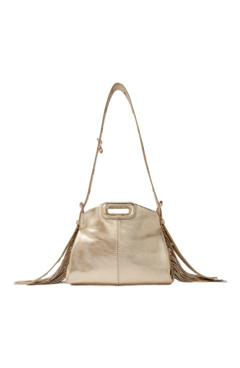 Miss M mini metallic leather bag