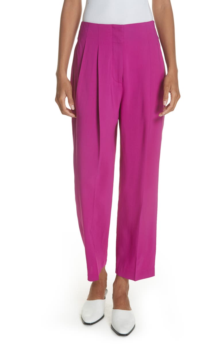 3.1 Phillip Lim Pleated Crop Trousers, Main, color, 