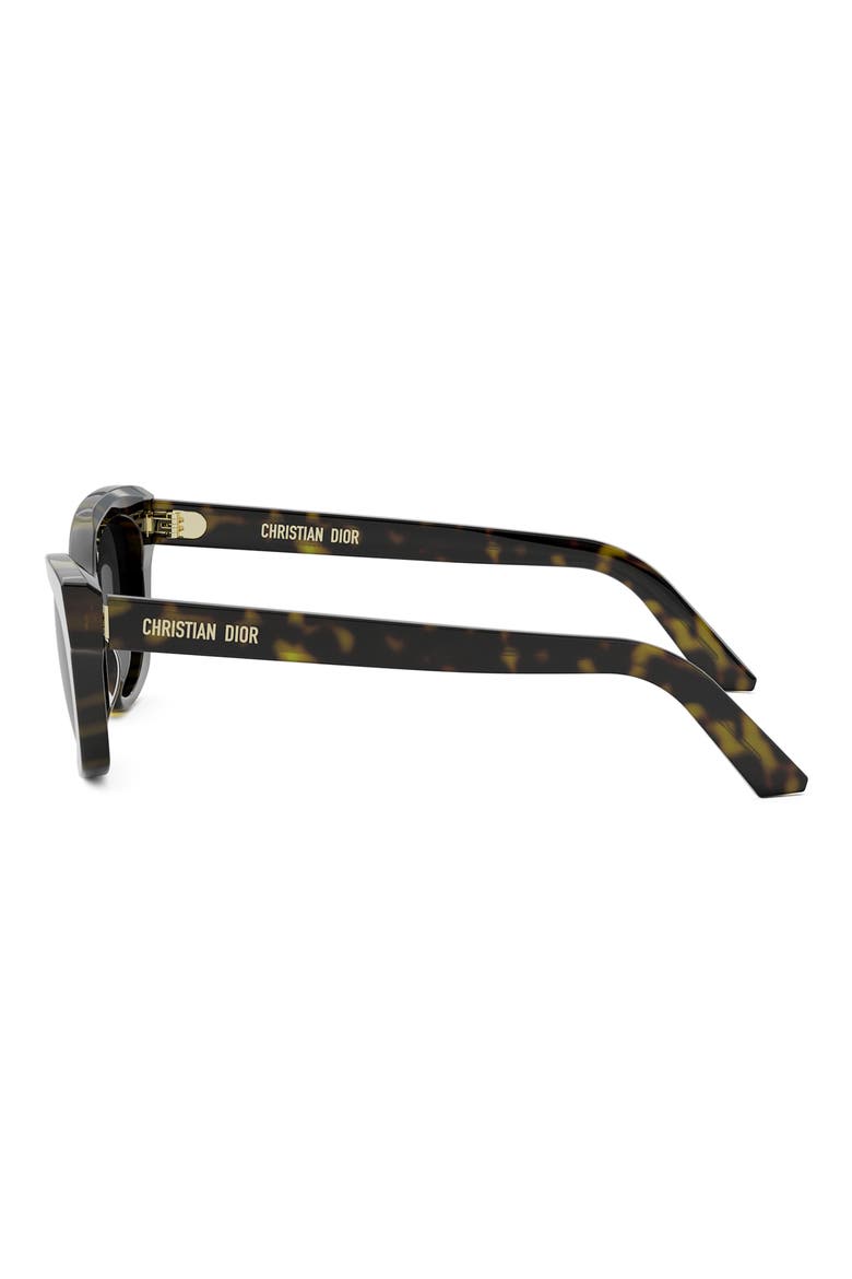 'DiorMidnight B2I Cat Eye Sunglasses, Alternate, color, DARK HAVANA / SMOKE