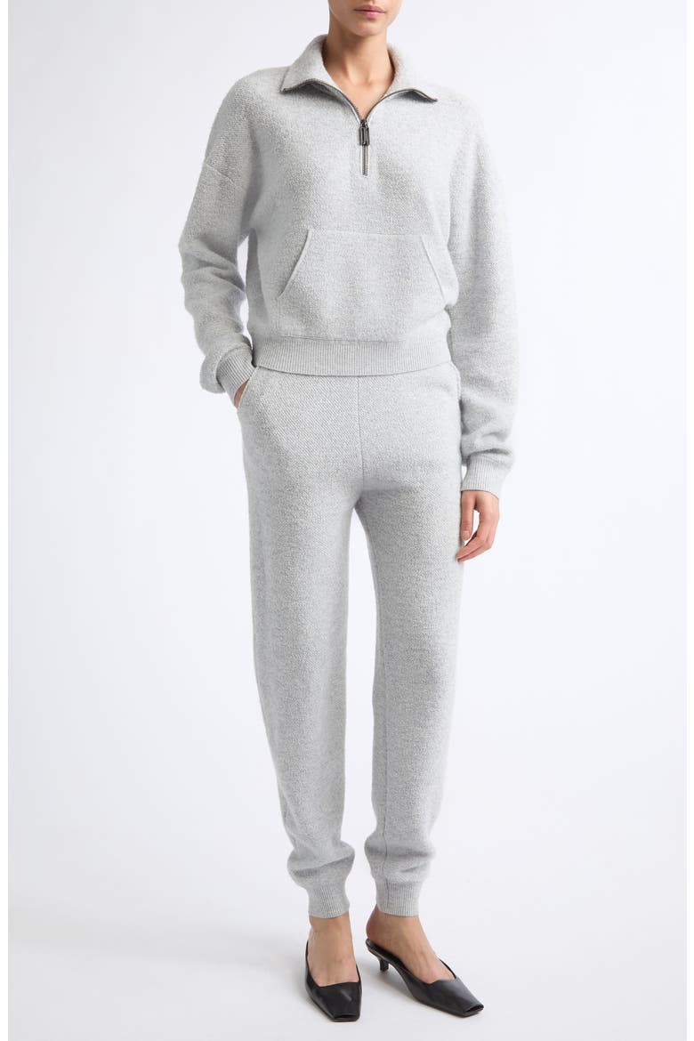 Wool Blend Knit Joggers, Alternate, color, LIGHT GREY MARL