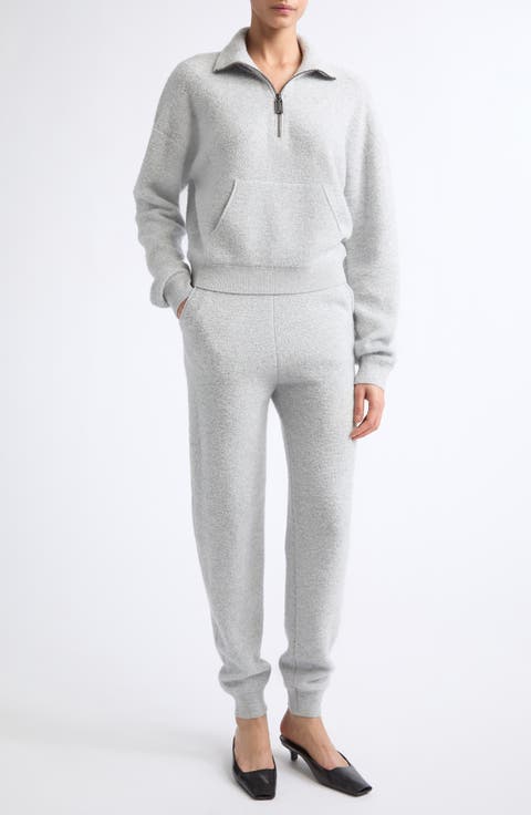 Half Zip Wool & Cashmere Sweater