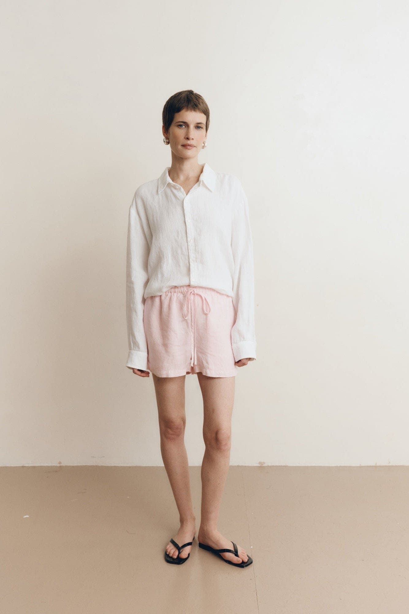 Cecile Oversized Linen Shirt - image 4