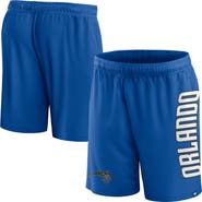 FANATICS Men's Fanatics Branded Blue Orlando Magic Post Up Mesh Shorts