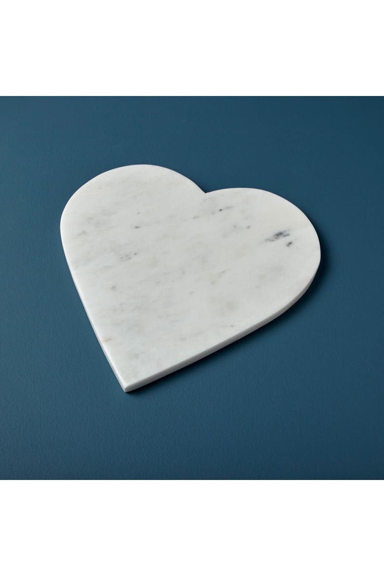 Marble Heart Serving Board, Alternate, color, Marble