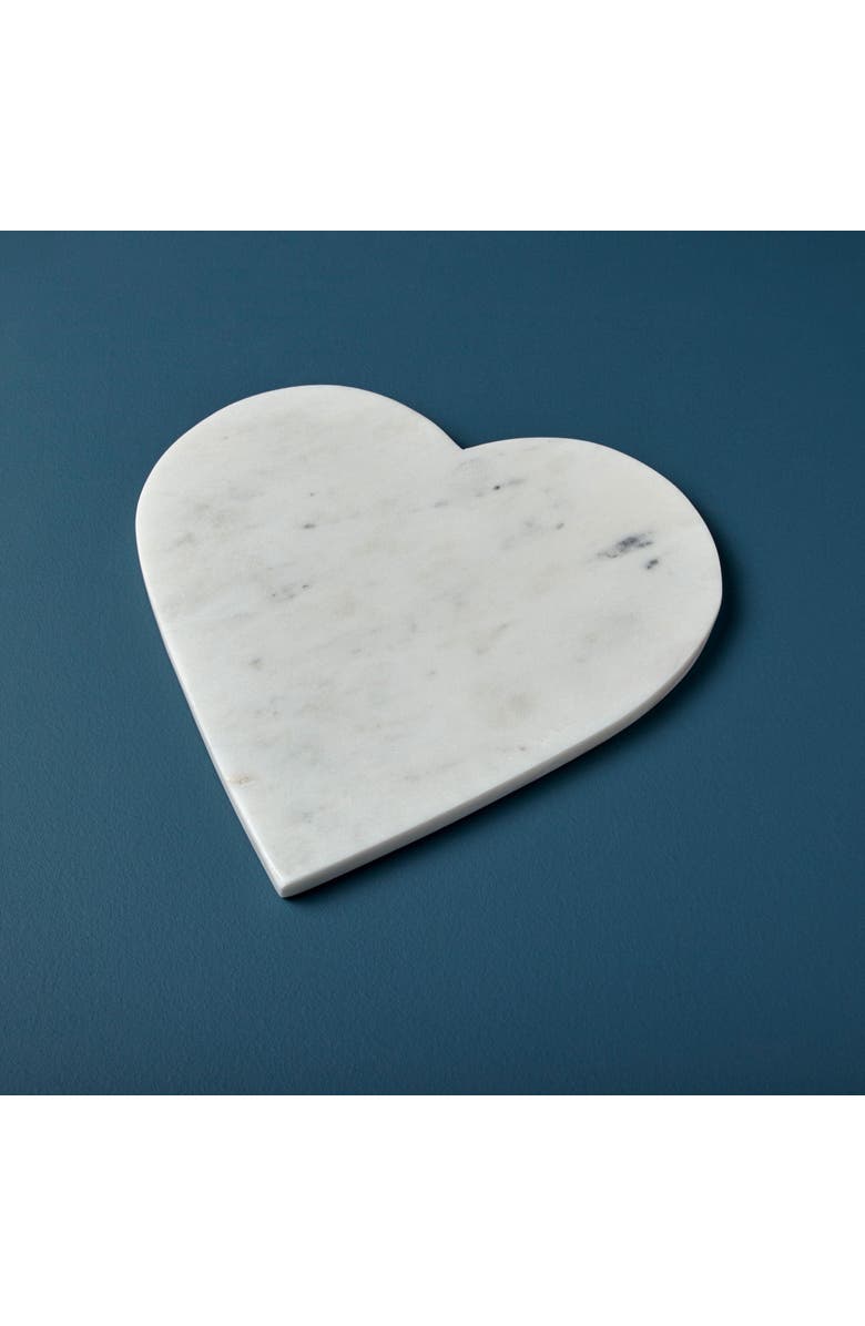 Be Home Marble Heart Serving Board, Alternate, color, Marble