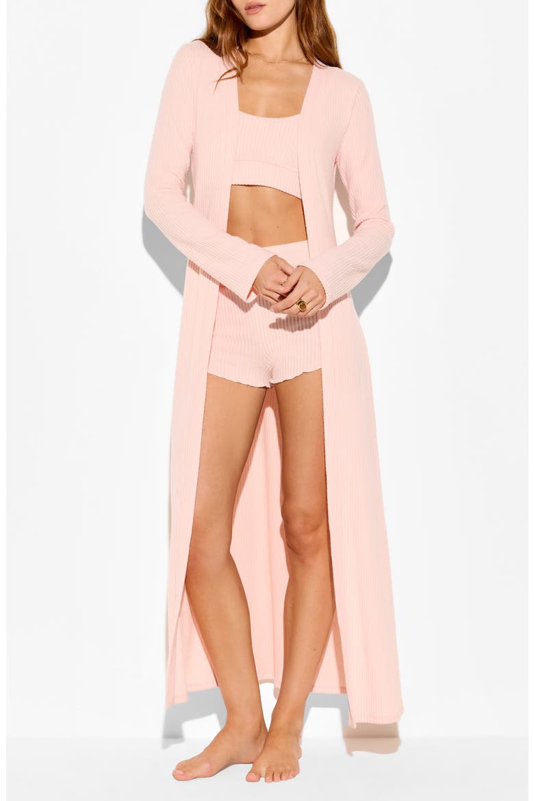 Vida Rib Duster, Main, color, BLUSH PINK