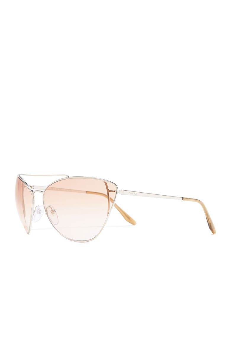 Prada 68mm Cat Eye Sunglasses, Alternate, color,