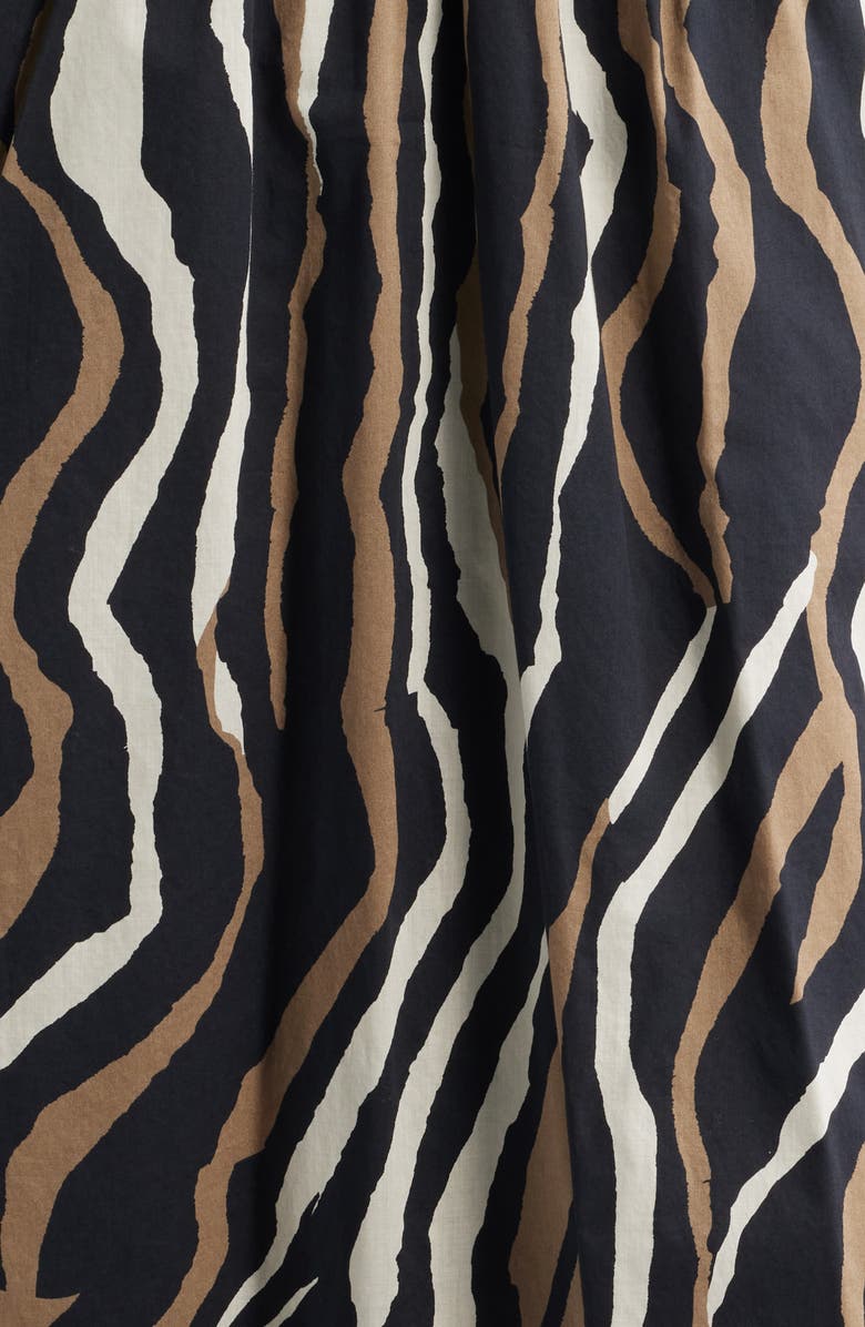 Rails Paio Print Three-Quarter Sleeve Cotton Midi Dress, Alternate, color, Canyon Stripe