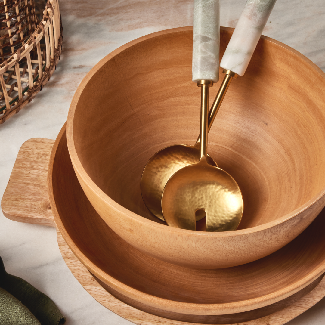 Be Home Kiln Mango Wood Bowl - Thumbnail 2