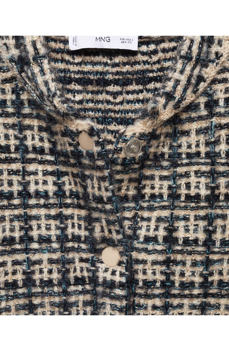 MANGO Dolors Tweed Jacket, Alternate, color, 