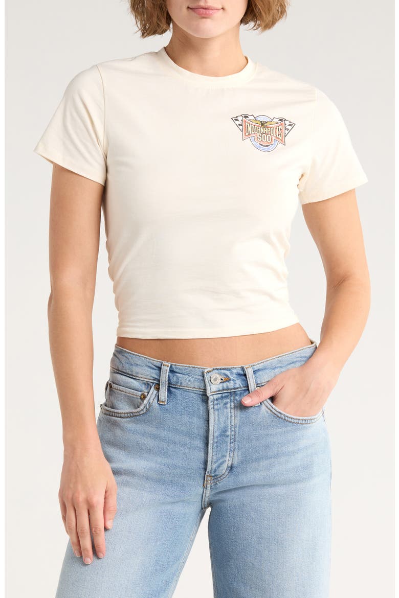 Indy 500 Racing Graphic T-Shirt, Main, color, OFF WHITE