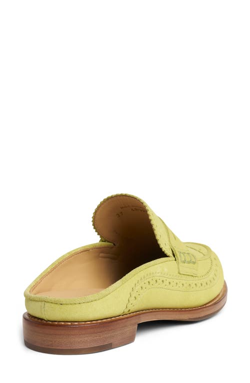The Office Of Angela Scott Miss Emma Wingtip Mule In Yellow