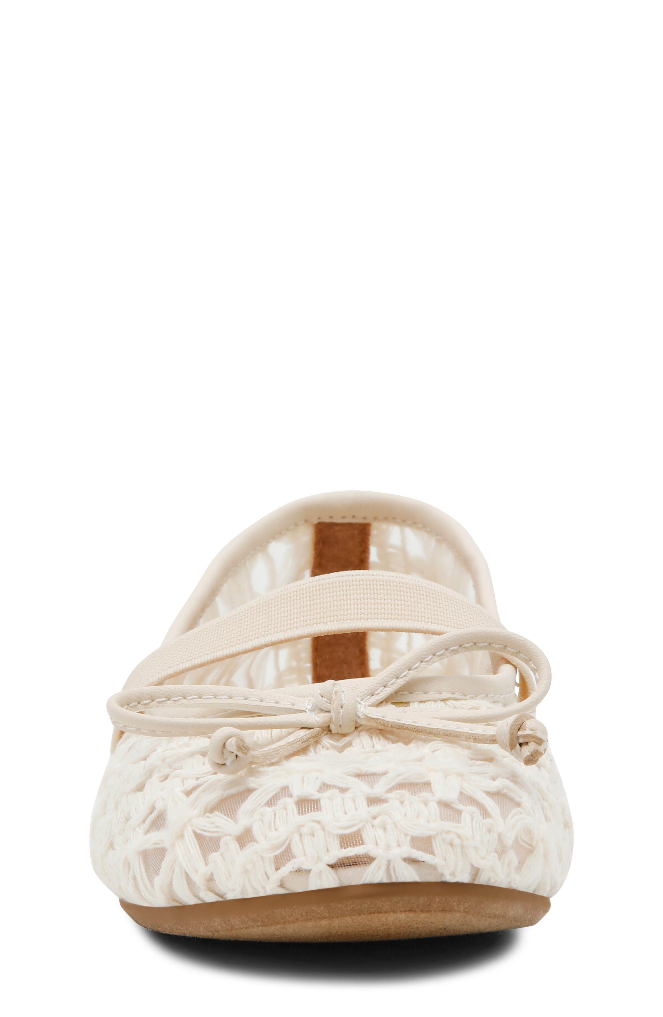 Dolce Vita Kids' Moppet Mesh Mary Jane Flat, Alternate, color, Ivory